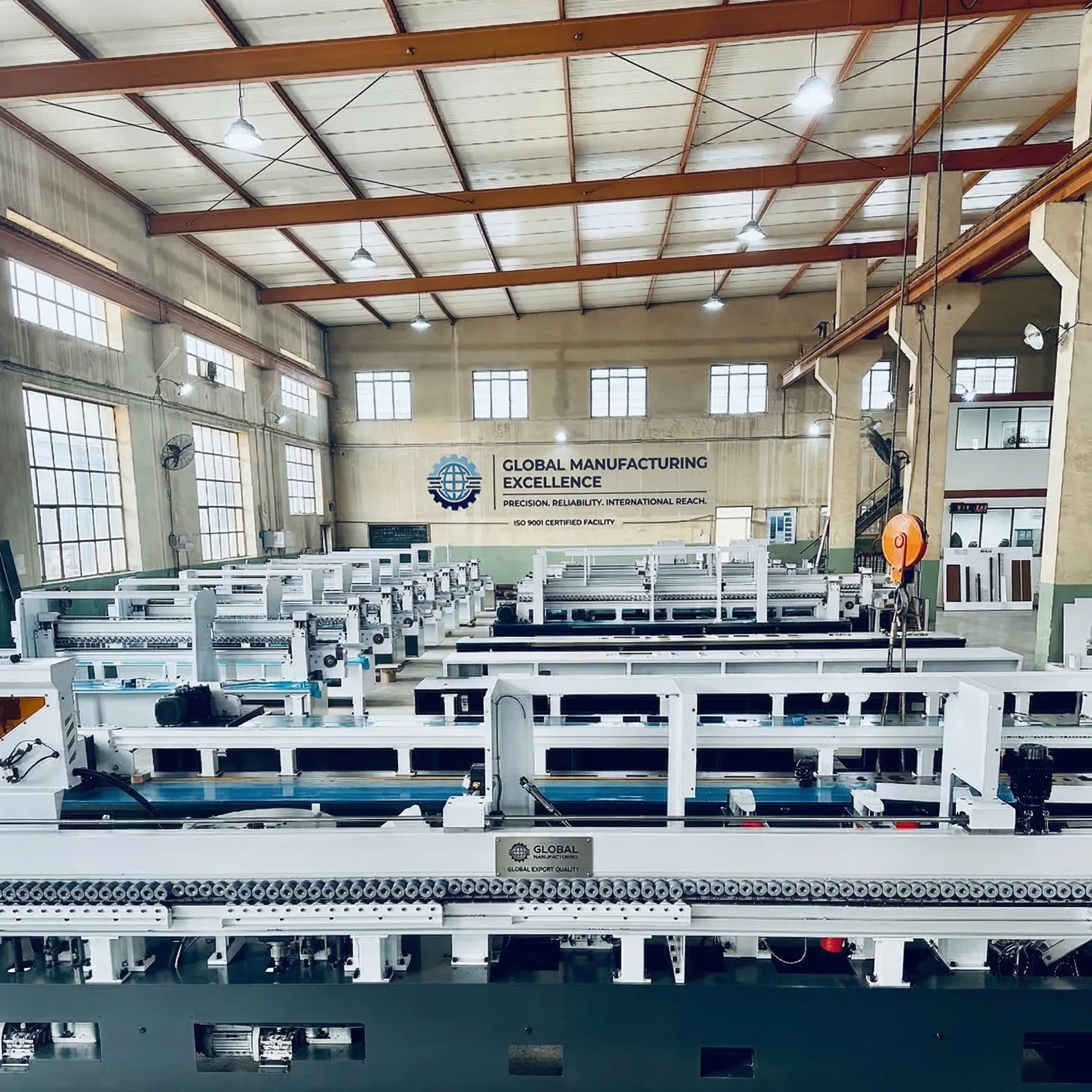 Machine preparation for YongMao woodworking machinery export