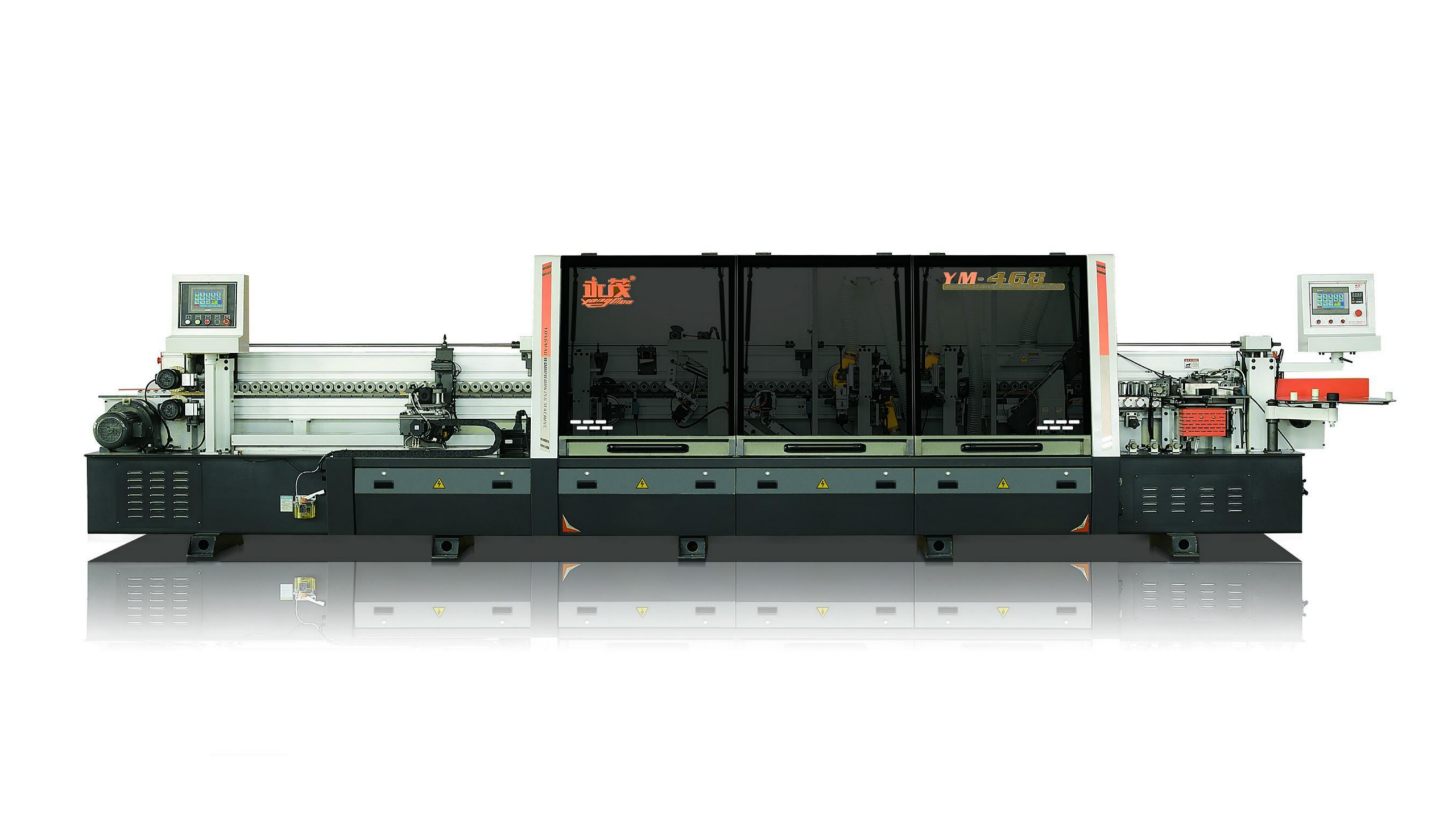 YM-468Z Edge Banding Machine with Hinge-Hole Drilling
